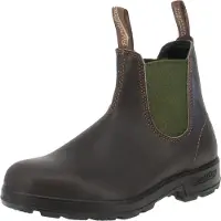 Blundstone pour homme. 519 Bottines en cuir 519 vertes (43), Marron, Plat, Aucun, Casuel