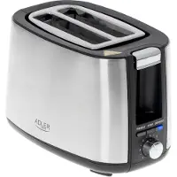 Adler Ad 3214 Toaster Argenté One Size / EU Plug 220V