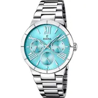 Festina Montre à affichage analogique bleu