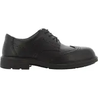 Safety Jogger Chaussures de sécurité S3 Manager, chaussures de travail élégantes en cuir, noir, taille 42