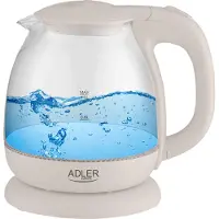 Adler Bouilloire électrique AD 1283C 1 L 900 W Crème