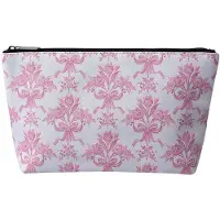 Juleeze Sacoche de beauté féminine blanc rose 26x6x16 cm