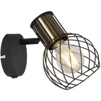 Globo Lampe murale Argusto Noir