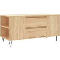 vidaXL Table basse chêne Sonoma 102x44,5x50 cm Bois composite