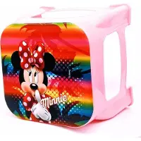Disney Tabouret Minnie Mouse Rose pour fille - L24.5 x P24.5 x H20 cm