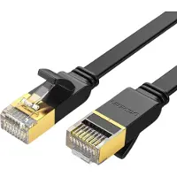 UGREEN Nw106 Ethernet Rj45 Flat Cable, Cat.7, Stp, 10M (Black)