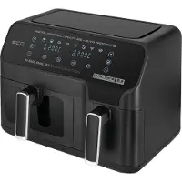 Ecg AF 8300 Double 8.3 L Stand-alone 2700 W Friteuse à air chaud Noir