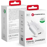 Forcell RÉSEAU - Chargeur 2A avec prise USB et fonction Quick Charge3.0