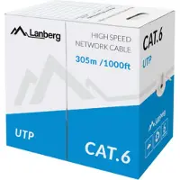 Lanberg Câble Ethernet LAN Gris 305 m