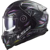 LS2 Ff811 Vector II Tropical Noir Blanc Casque Intégral Taille XS