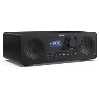 Sharp XL-B720D(BK) ensemble audio pour la maison Système micro audio domestique 30 W Noir