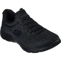 SKECHERS SUMMITS-FUN FLARE Baskets femme noir VEGAN 150113 BBK, Taille:42 EU