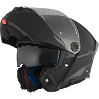 Mt Helmets Modulaire Casque Atom 2 SV Solid A1 Noir Brillant taille XXL
