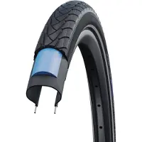 Schwalbe Marathon Plus - Filaire - ADDIX - SmartGuard - 28x2.00 - Noir + Reflex