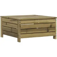 vidaXL Tabouret de jardin 62x63,5x32 cm Bois de pin imprégné