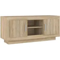 vidaXL Armoire TV Chêne Sonoma 102x35x45 cm Bois composite