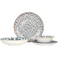 Bonna Set de vaisselle - Calif - 24 pièces - 6 personnes - Porcelaine