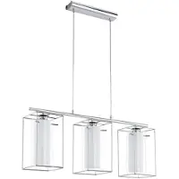 Eglo Suspension Loncino 1 chrome/blanc 94378