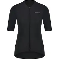 Shimano Maillot cycliste Femme FUTURO à manches courtes, Noir