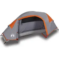 vidaXL Tente de camping dôme 1 personne orange étanche à l'eau