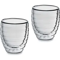 kela Tasse Espresso Kela Cesena Transparente 80ml (Lot de 2)