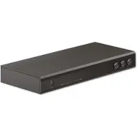 Goobay 58490 Series 2.0 HDMI Boîtier de commutation 4 sur 1 avec sortie audio, noir - 4K@60Hz