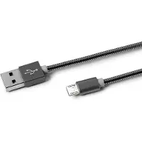 Celly USBMICROSNAKEDS câble USB USB 2.0 USB A Micro-USB A Noir