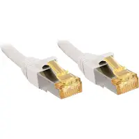 Lindy Câble patch Cat6A S/FTP LSOH Cat7 brut blanc 5.00m
