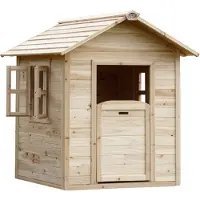 Axi Noa Maison Enfant En Bois | Maison De Jeux Pour L'Extérieur / Jardin En Marron & Vert | Maisonnette / Cabane De Jeu Avec Des Fenêtres