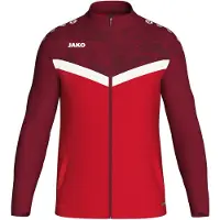 Jako Veste de sport rouge / bordeaux / blanc