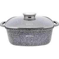KINGHOFF pot avec revetement en marbre 5,5l 26cm KB7531