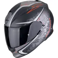 Scorpion EXO-491 Run casque, noir mat/rouge, M (57/58)