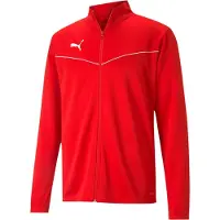 Puma Veste de sport 'TeamRise' rouge / blanc
