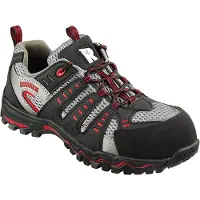 BIG Arbeitsschutz Chaussure basse de sécurité RUNNEX S1 LightStar noir/gris/rouge-45