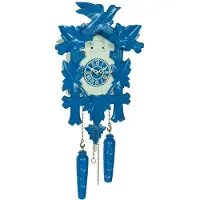 Trenkle - 350-20_QM_bleu-blanc - horloge murale coucou - Quartz - Kuckulino Color Edition