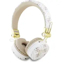 GUESS Casque sans fil bluetooth ENC GUBH70E4PTMH (PU 4G Triangle Round Shape) blanc