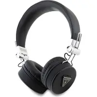 GUESS Suchawki Nauszne Bluetooth Enc Gubh70Pgtspsk Czarny/Black Grained Classic Round Shape
