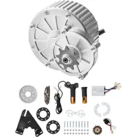 Vevor Moteur à courant continu avec balais de 450 W - 36 V 3000 tr/min Moteur pour karts, vélos électriques, motos, scooters