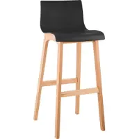 CLP Tabouret de bar Hoover Natura piètement 4 pieds