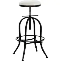 CLP Tabouret de bar Radong, réglable en hauteur, couleur bronze