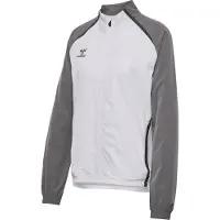 Hummel Veste de sport 'Lead 2.0' gris foncé / noir / blanc cassé