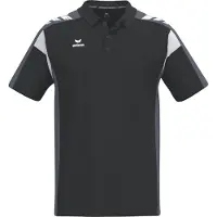 Erima Celebrate 125 Polo Fonction Noir/Gris Ardoise - XL