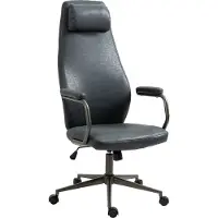 CLP Chaise de bureau Pocatello noir antique