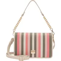 L.credi sac à épaule bandoulière sac à épaule Olara Flapbag Multicolor multicolore