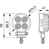 Hella Projecteur de travail 1G0 357 111-002