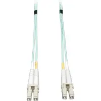 Tripp Lite 3M 10Gb Duplex Multimode 50/125 OM3 LSZH Fiber Patch Cable LC/LC Aqua 3 Meters
