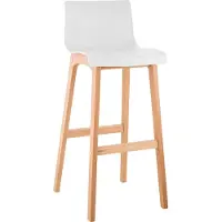 CLP Tabouret de bar Hoover Natura piètement 4 pieds