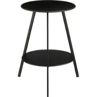 Mica Decorations Seattle : table d'appoint ronde d'extérieur - table basse - table de salon d'extérieur - peut également servir de petite table pour plantes ou de support pour plantes - métal - 58 x