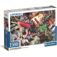 Clementoni CLE puzzle 1500 Compact Lupin III 31749