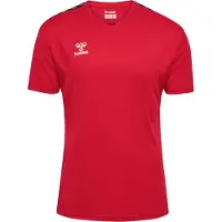 Hummel T-Shirt fonctionnel 'Authentic' canneberge / noir / blanc